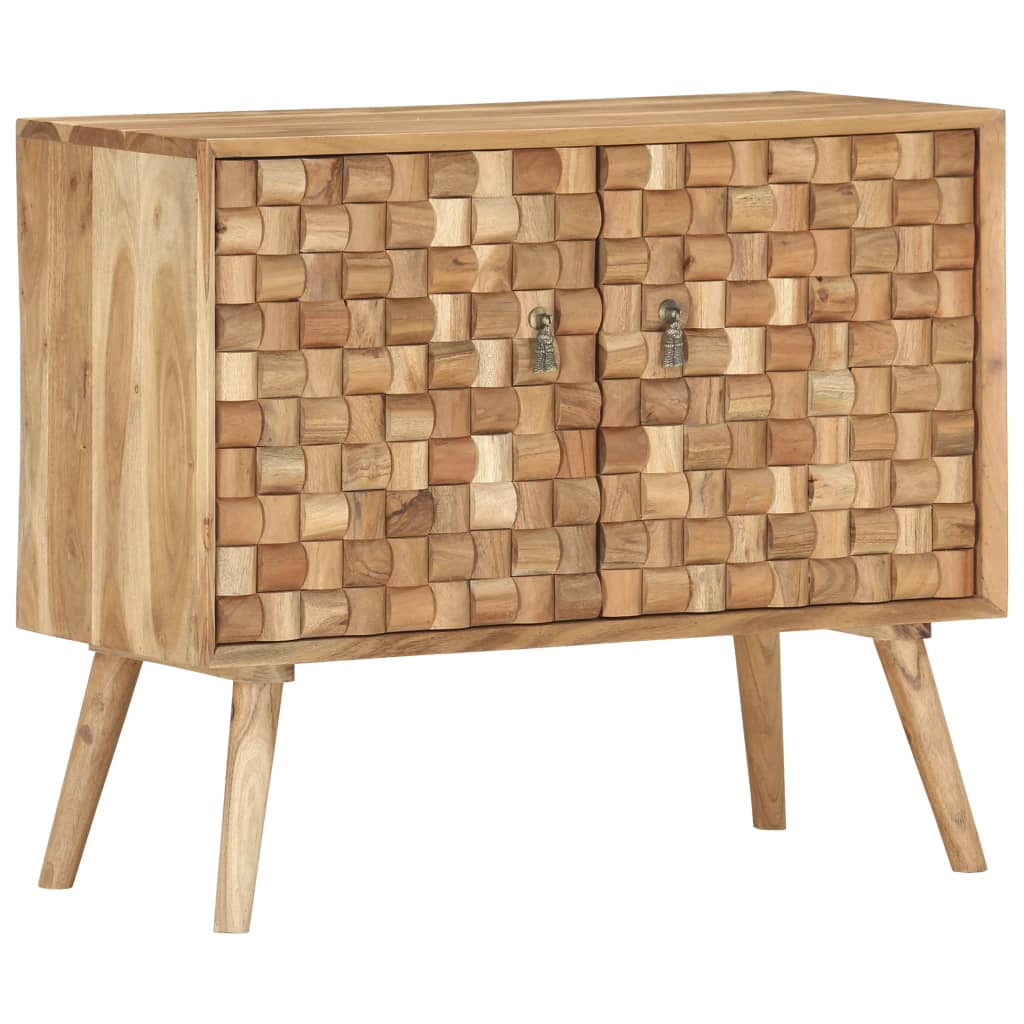 Servantă, 75 X 35 X 65 Cm, Lemn Masiv De Acacia