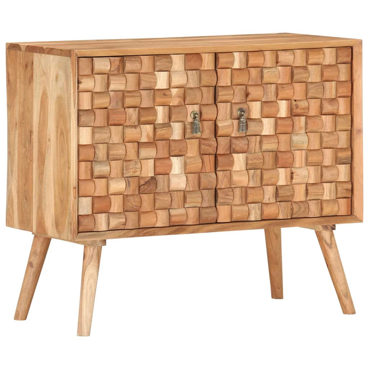 Servantă, 75 X 35 X 65 Cm, Lemn Masiv De Acacia