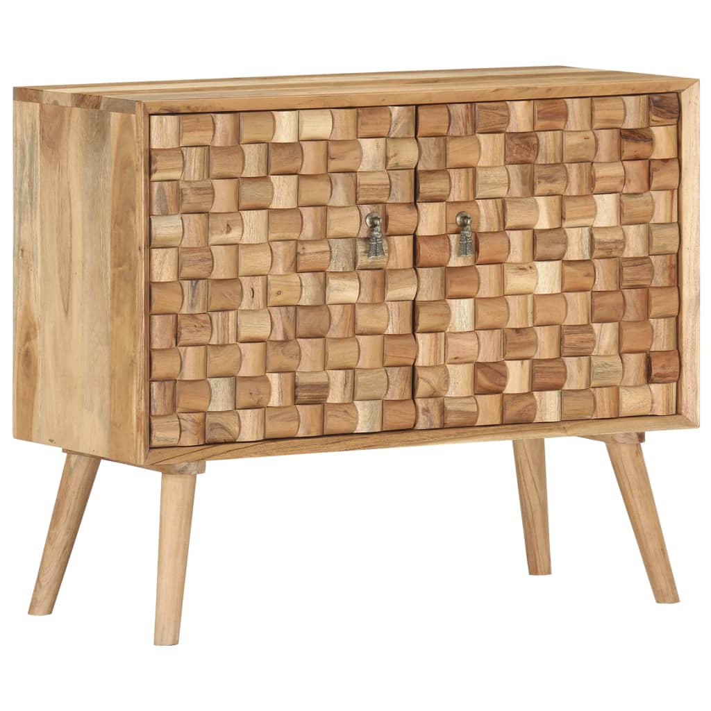 Servantă, 75 X 35 X 65 Cm, Lemn Masiv De Acacia