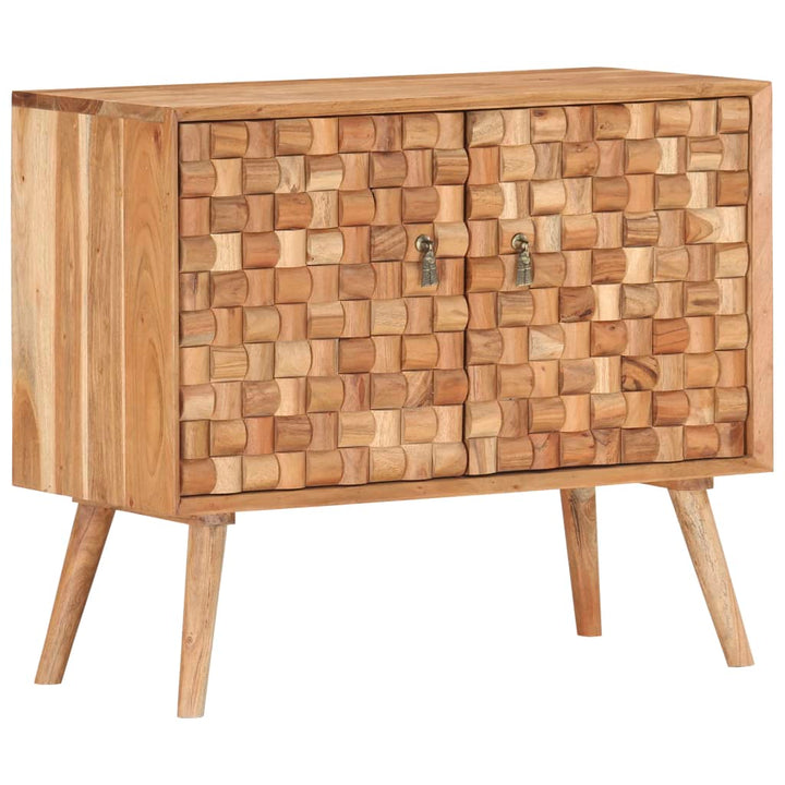 Servantă, 75 X 35 X 65 Cm, Lemn Masiv De Acacia