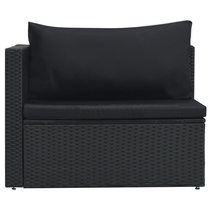 Set Mobilier De Grădină Cu Perne, 5 Piese, , Poliratan