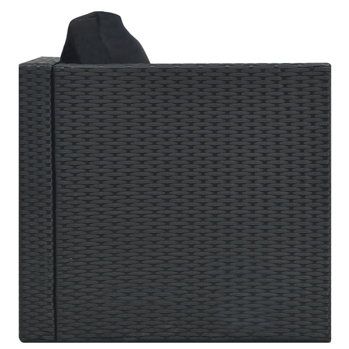 Set Mobilier De Grădină Cu Perne, 5 Piese, , Poliratan