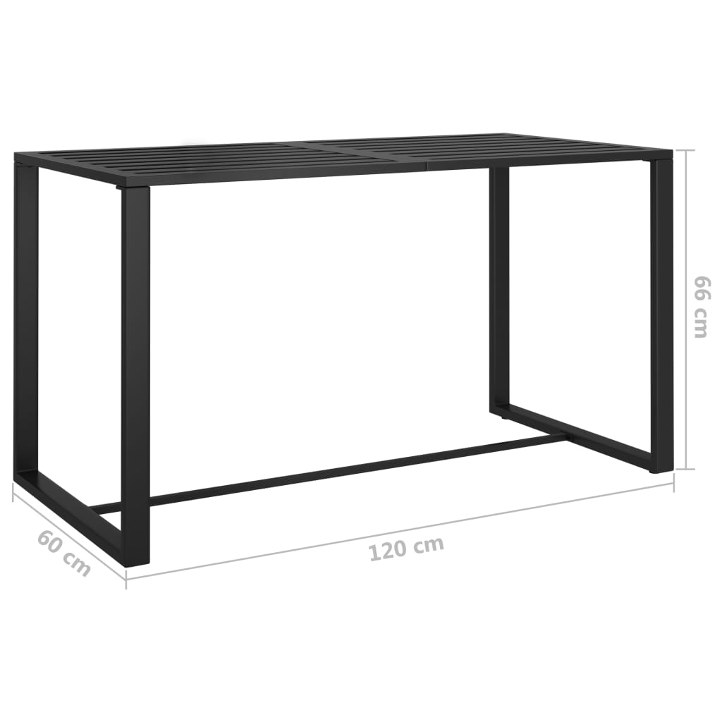 Set Mobilier De Grădină Cu Perne, 6 Piese, Antracit, Aluminiu