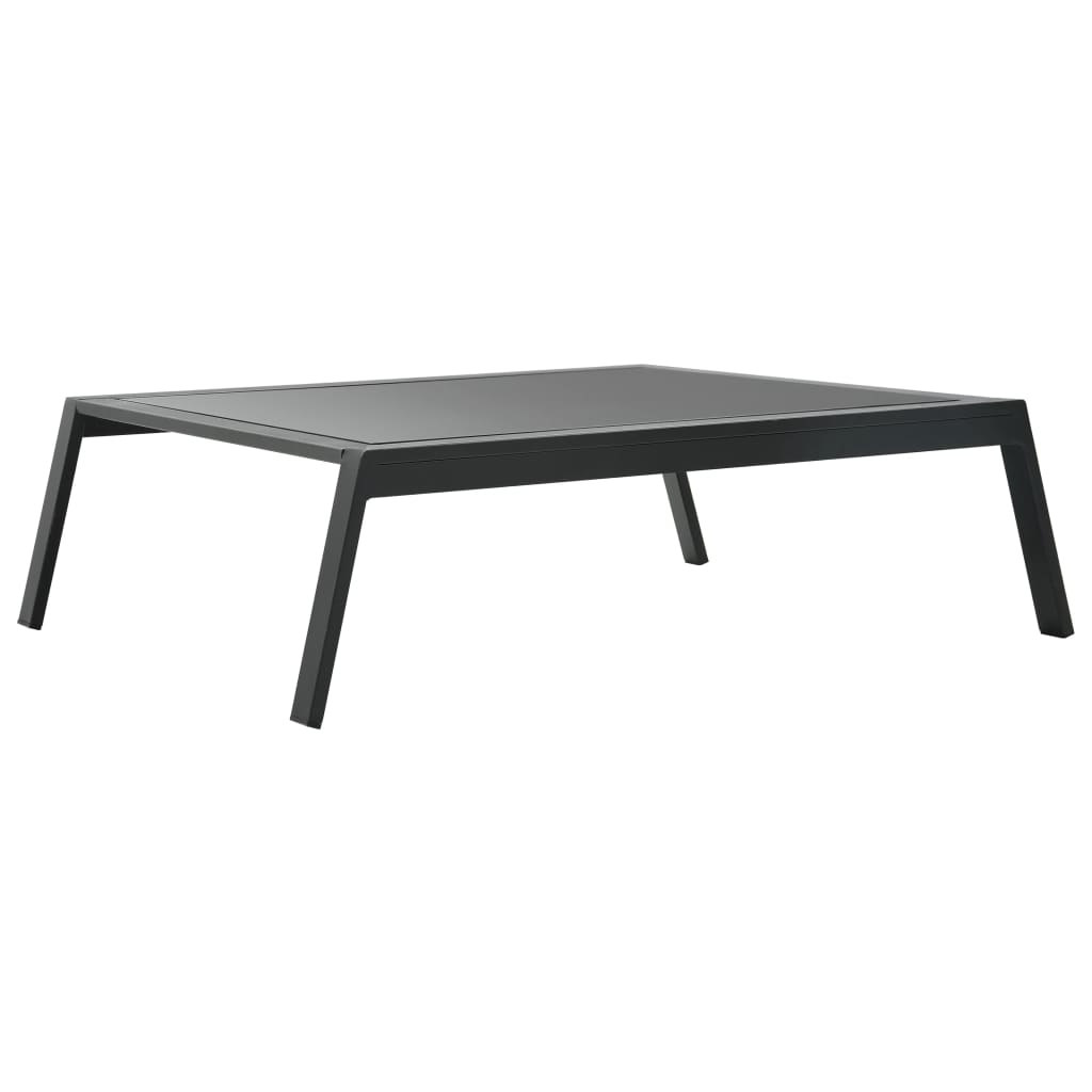 Set Mobilier Grădină Cu Perne 5 Piese Gri Închis Aluminiu
