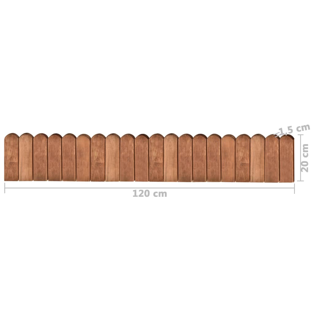 Rolă De Bordură, , 120 Cm, Lemn De Pin Tratat