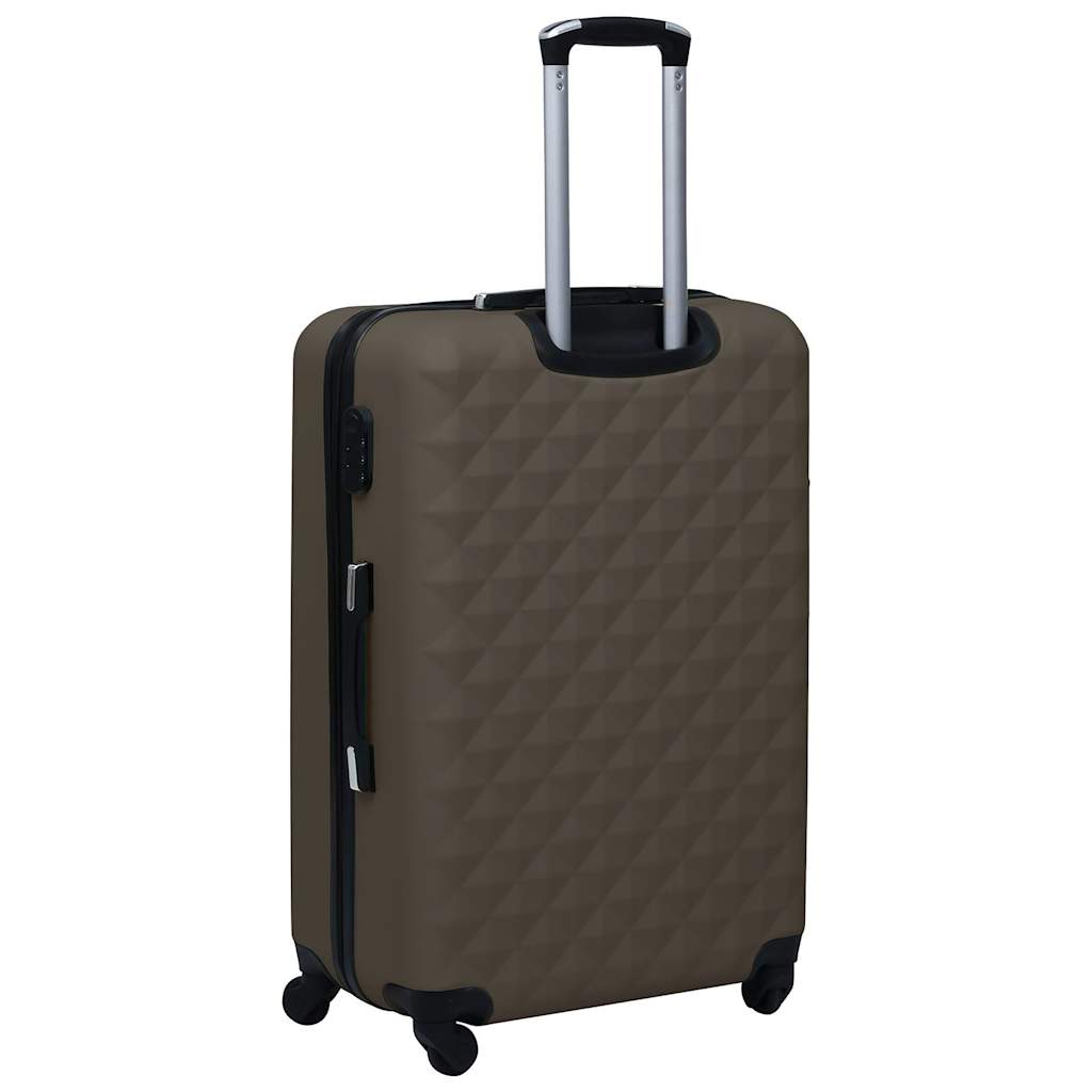 Set De Valize Cu Carcasă Rigidă, 3 Piese, , Abs