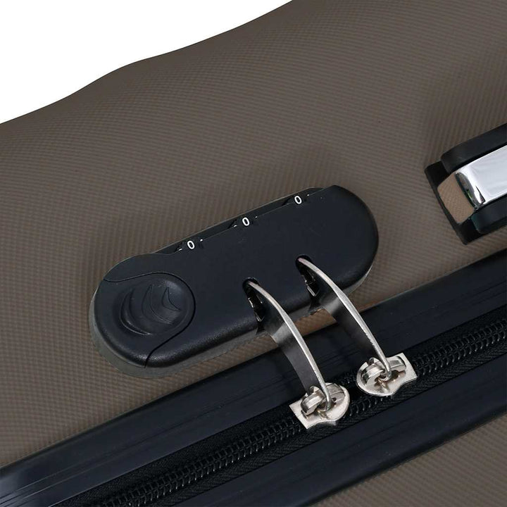 Set De Valize Cu Carcasă Rigidă, 3 Piese, , Abs