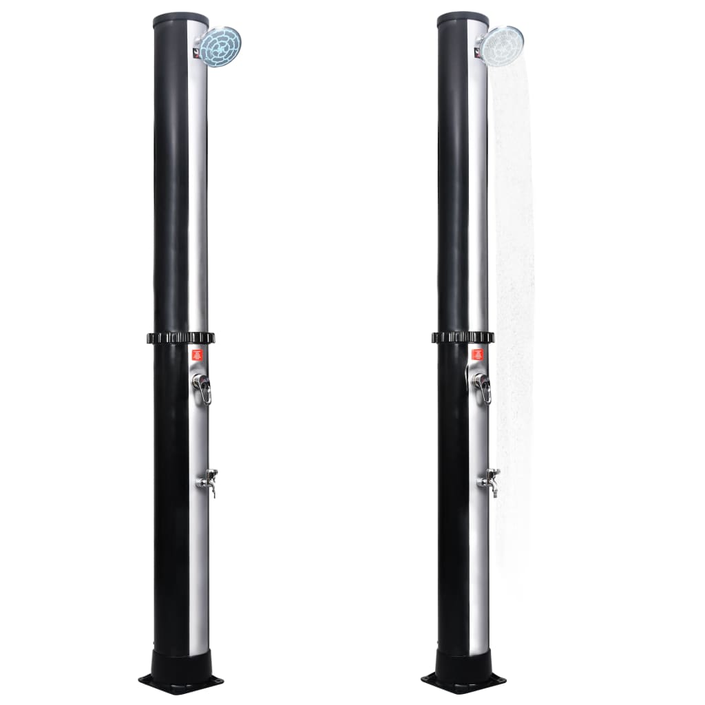 Duș Solar De Exterior Cu Cap De Duș Și Robinet, 40 L