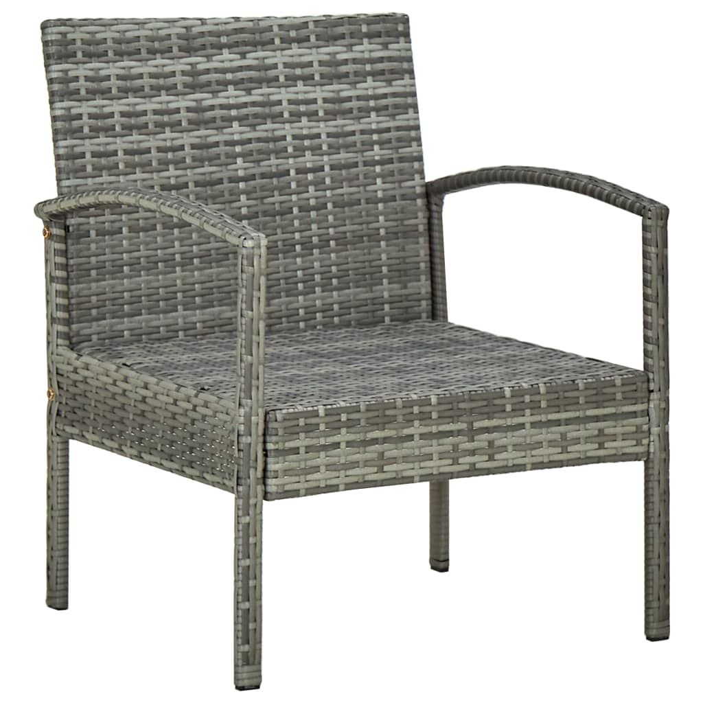 Set Mobilier De Grădină Cu Perne, 5 Piese, , Poliratan