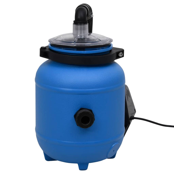 Pompă De Filtrare Pentru Piscină, Negru Și Albastru, 4 M³/H