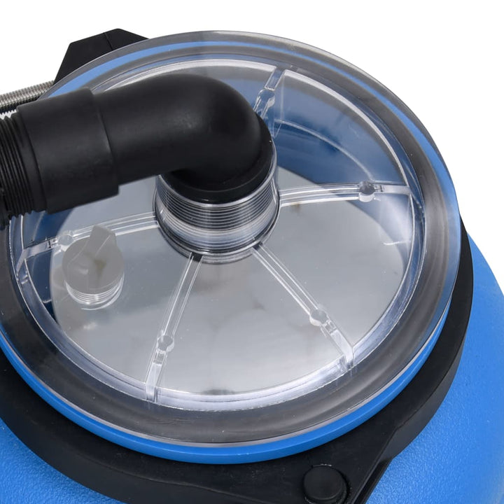 Pompă De Filtrare Pentru Piscină, Negru Și Albastru, 4 M³/H