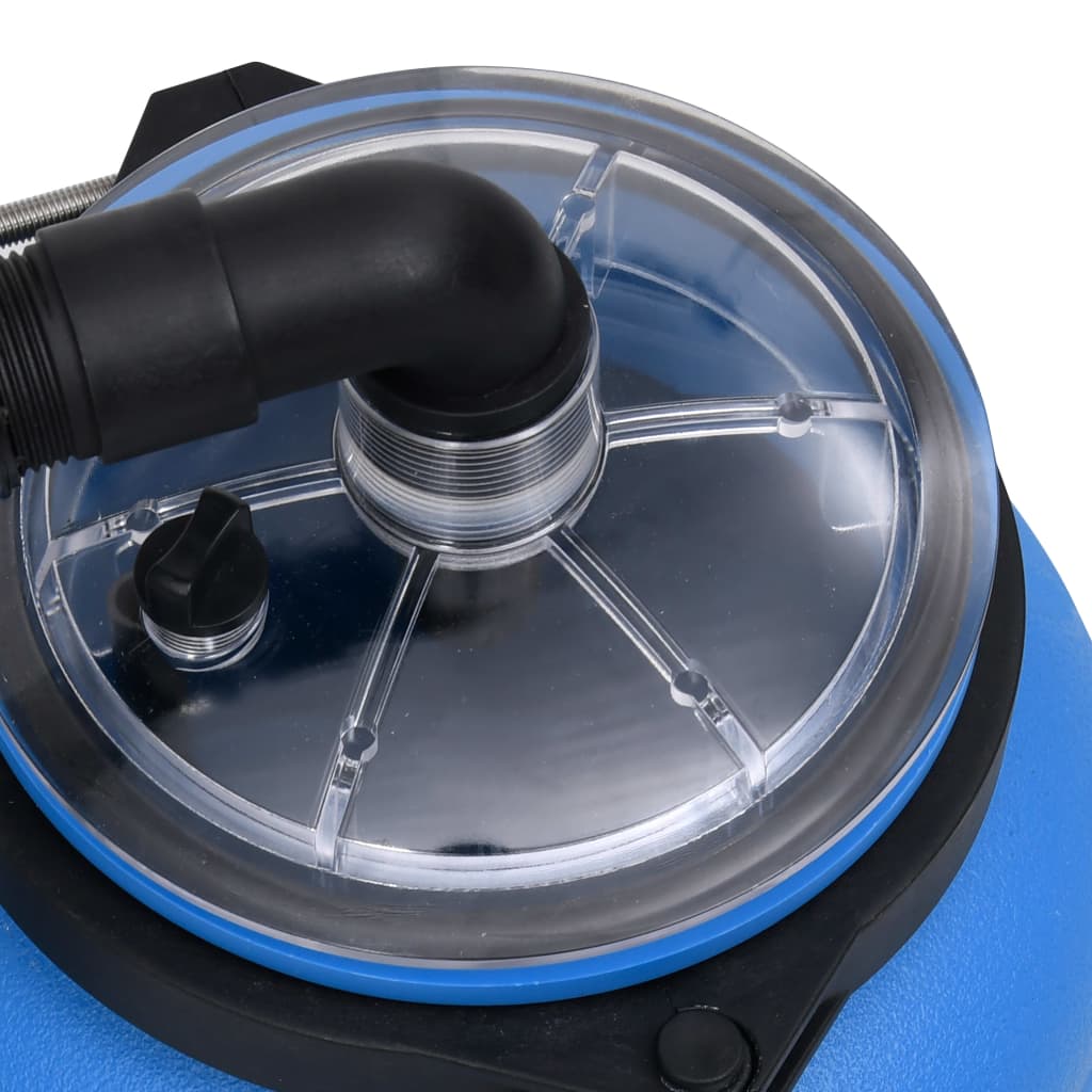 Pompă De Filtrare Pentru Piscină, Negru Și Albastru, 4 M³/H