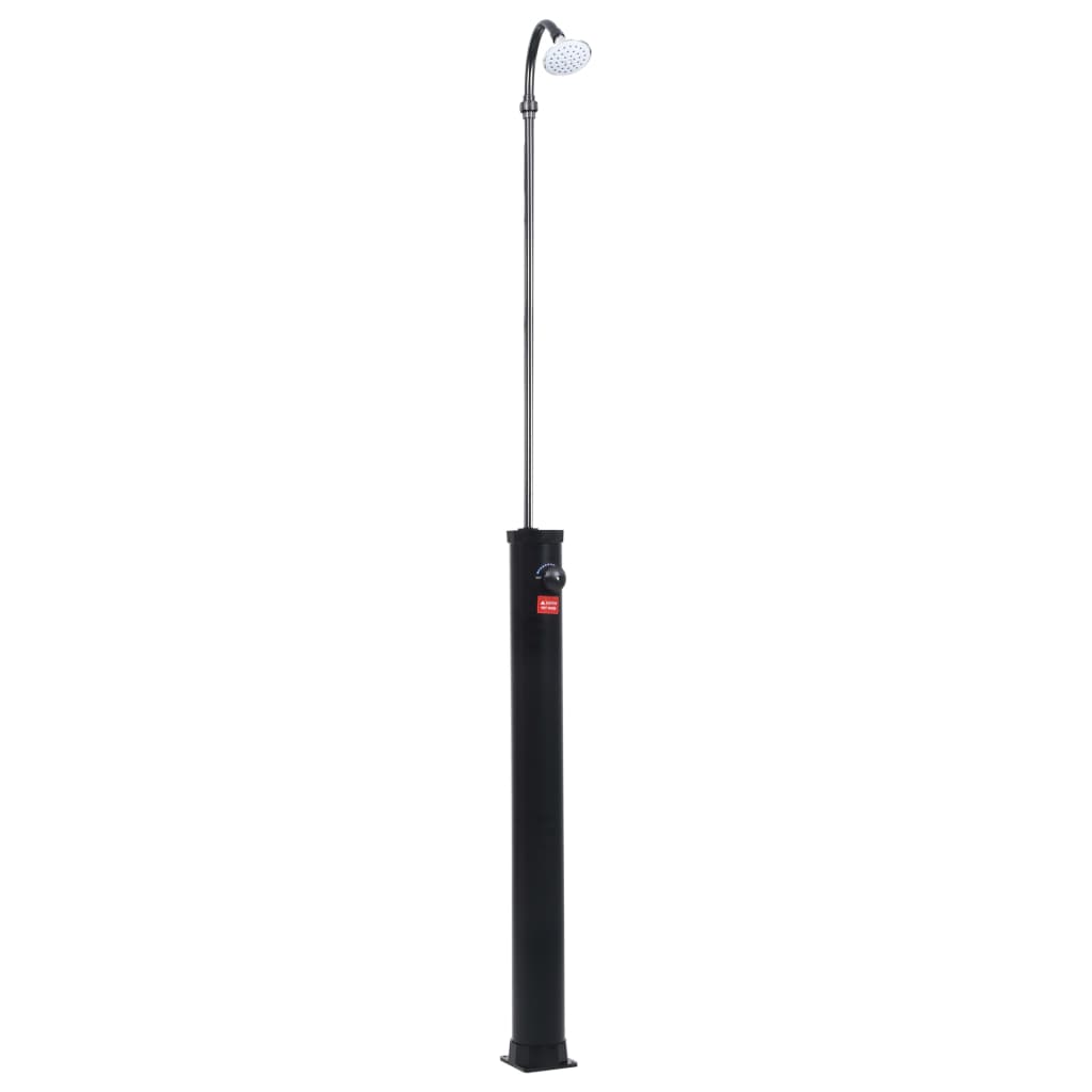 Duș Solar De Grădină, Negru, 215 Cm, 8 L