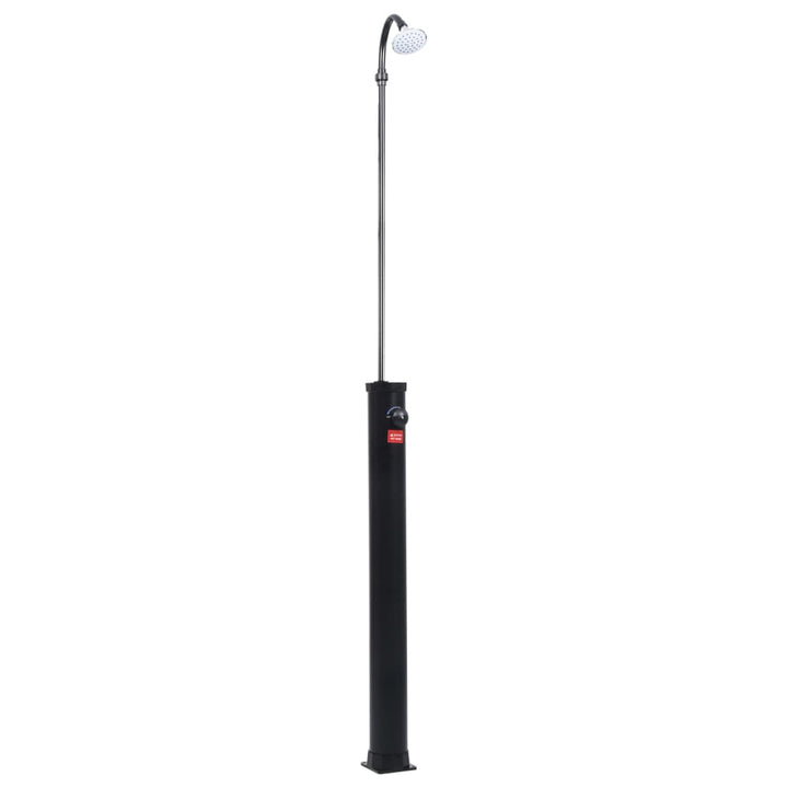 Duș Solar De Grădină, Negru, 215 Cm, 8 L