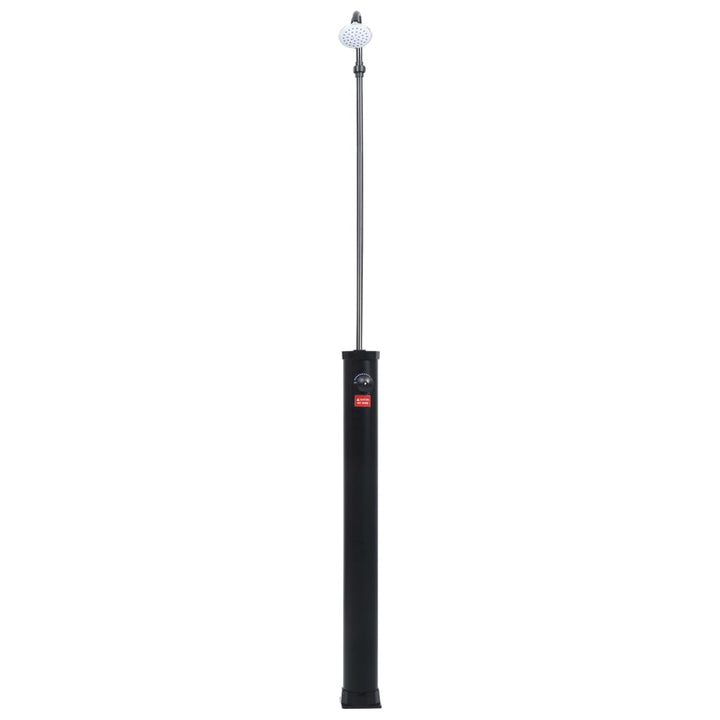 Duș Solar De Grădină, Negru, 215 Cm, 8 L