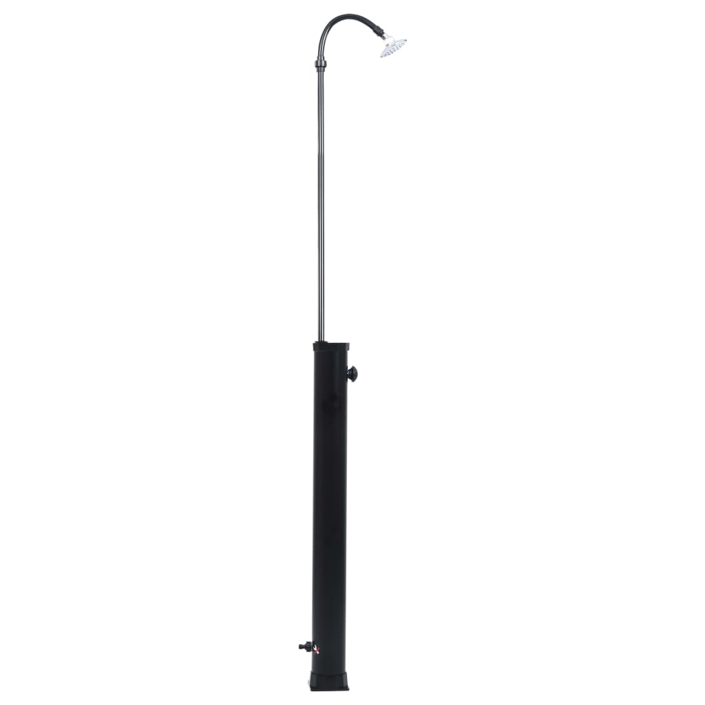 Duș Solar De Grădină, Negru, 215 Cm, 8 L