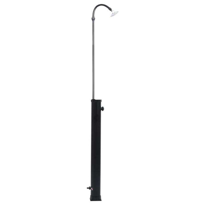 Duș Solar De Grădină, Negru, 215 Cm, 8 L