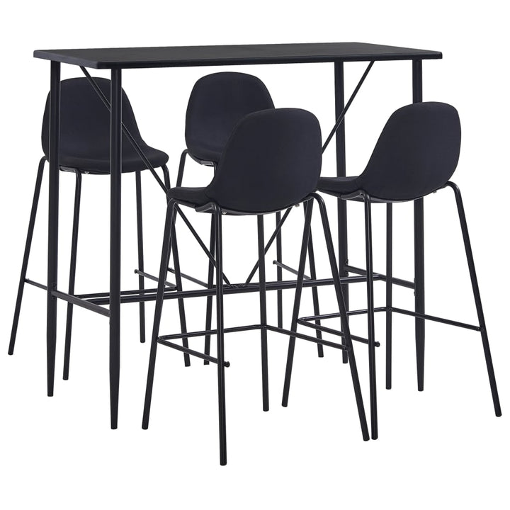 Set Mobilier De Bar, 5 Piese, , Material Textil