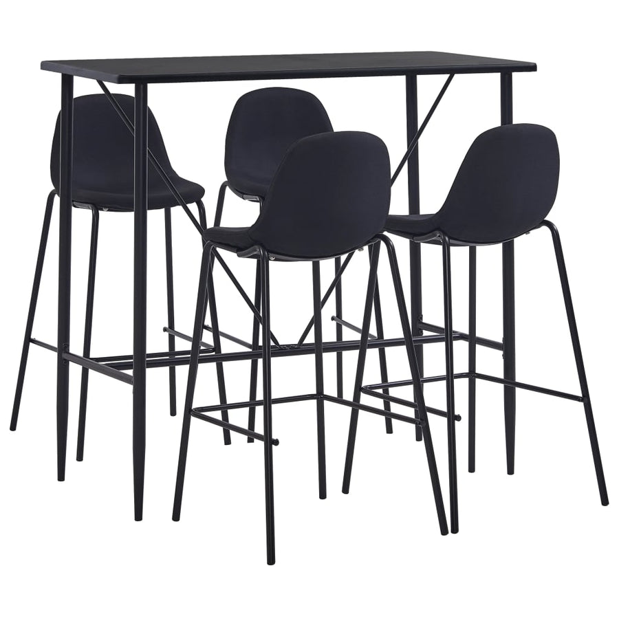 Set Mobilier De Bar, 5 Piese, , Material Textil
