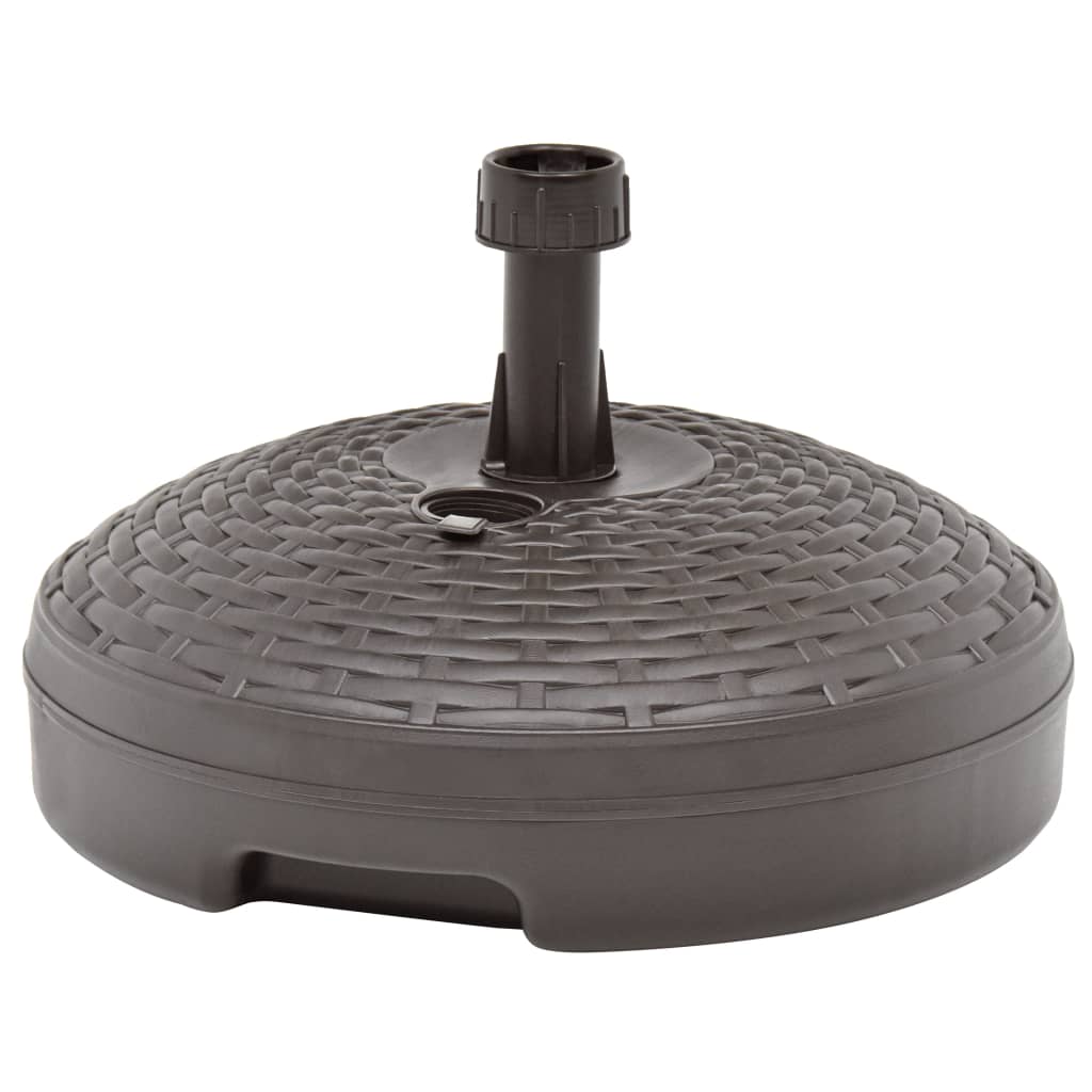 Suport Umbrelă, Umplut Cu Apă/Nisip, , 20 L, Plastic Ratan