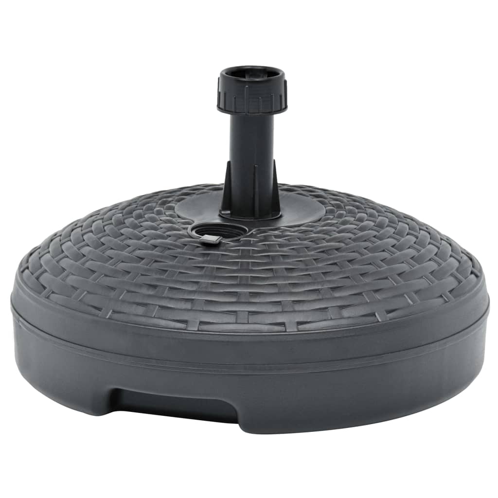 Suport Umbrelă, Umplut Cu Apă/Nisip, , 20 L, Plastic Ratan