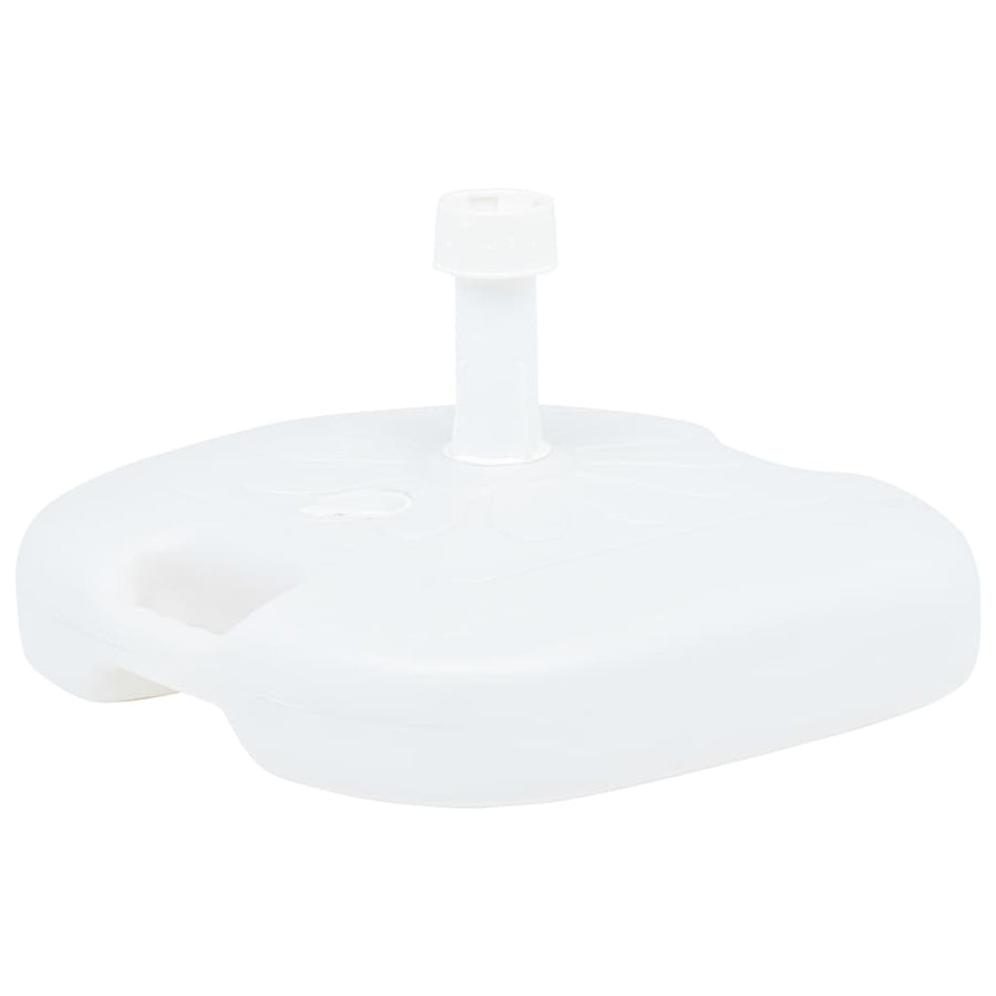 Suport Umbrelă, Alb, 16 L, Plastic, Umplere Cu Nisip/Apă
