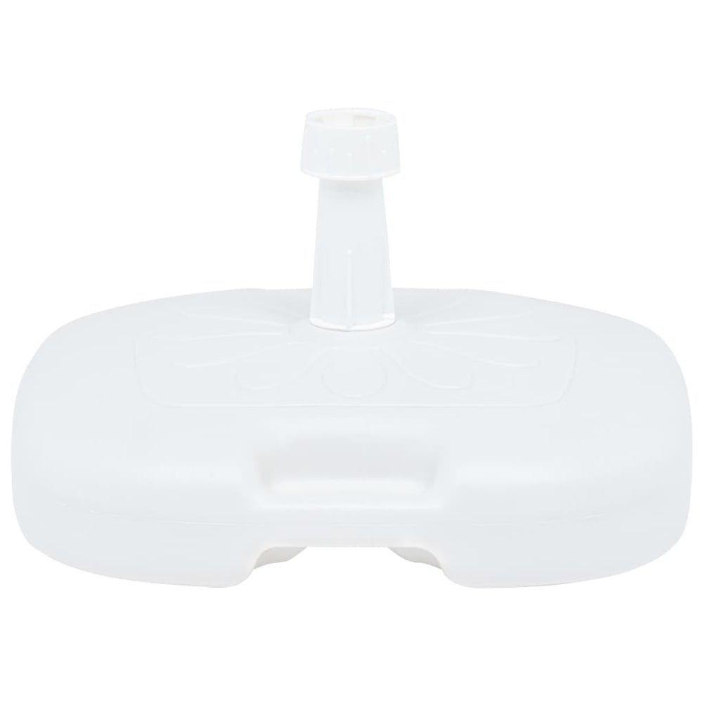 Suport Umbrelă, Alb, 16 L, Plastic, Umplere Cu Nisip/Apă
