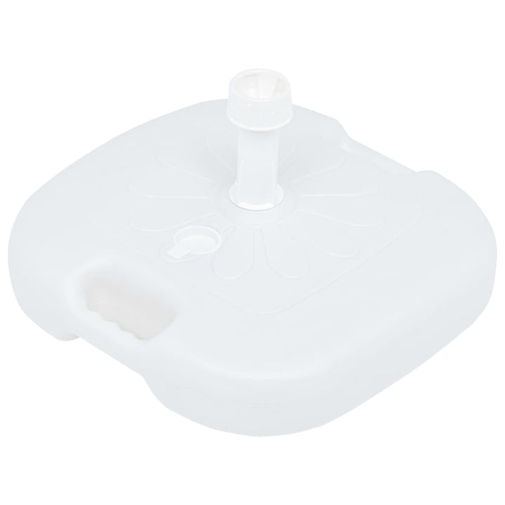 Suport Umbrelă, Alb, 16 L, Plastic, Umplere Cu Nisip/Apă