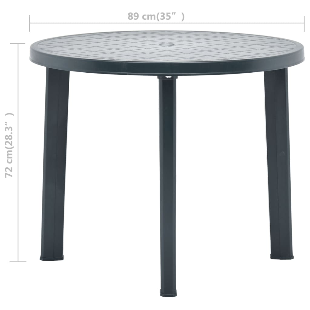 Masă De Grădină, , 89 Cm, Plastic