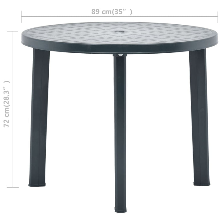 Masă De Grădină, , 89 Cm, Plastic