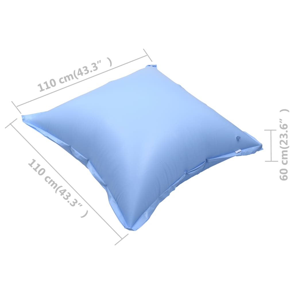 Perne Gonflabile De Iarnă Pentru Piscine Supraterane 10 Buc Pvc