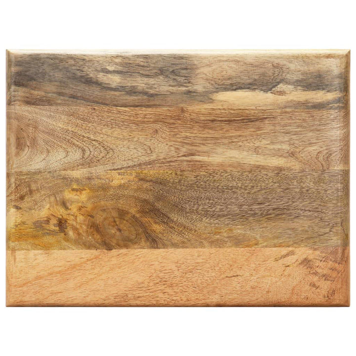 Suport Pentru Reviste, 40X30X50 Cm, Lemn Masiv De Mango Și Oțel