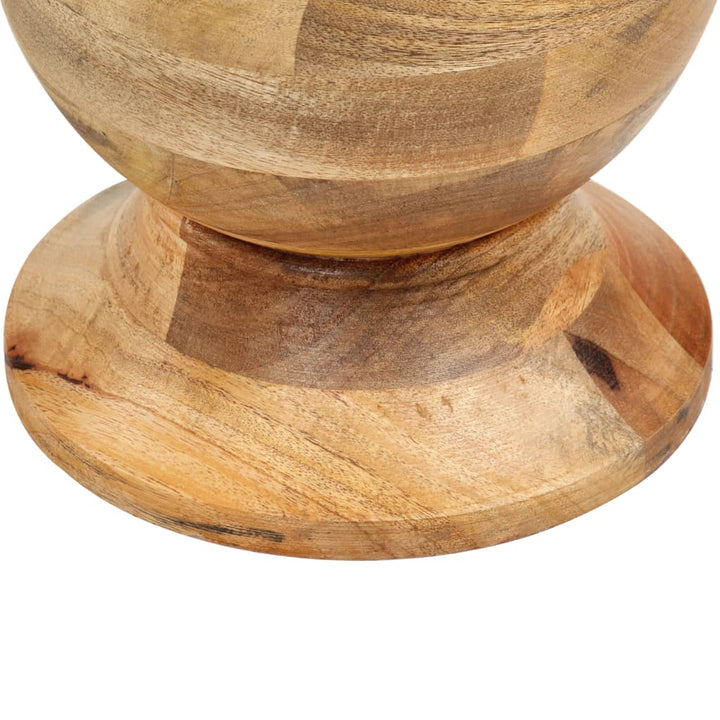 Masă Laterală Rotundă, 43 X 43 X 66 Cm, Lemn Masiv De Mango