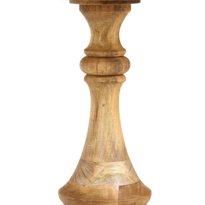 Masă Laterală Rotundă, 43 X 43 X 66 Cm, Lemn Masiv De Mango