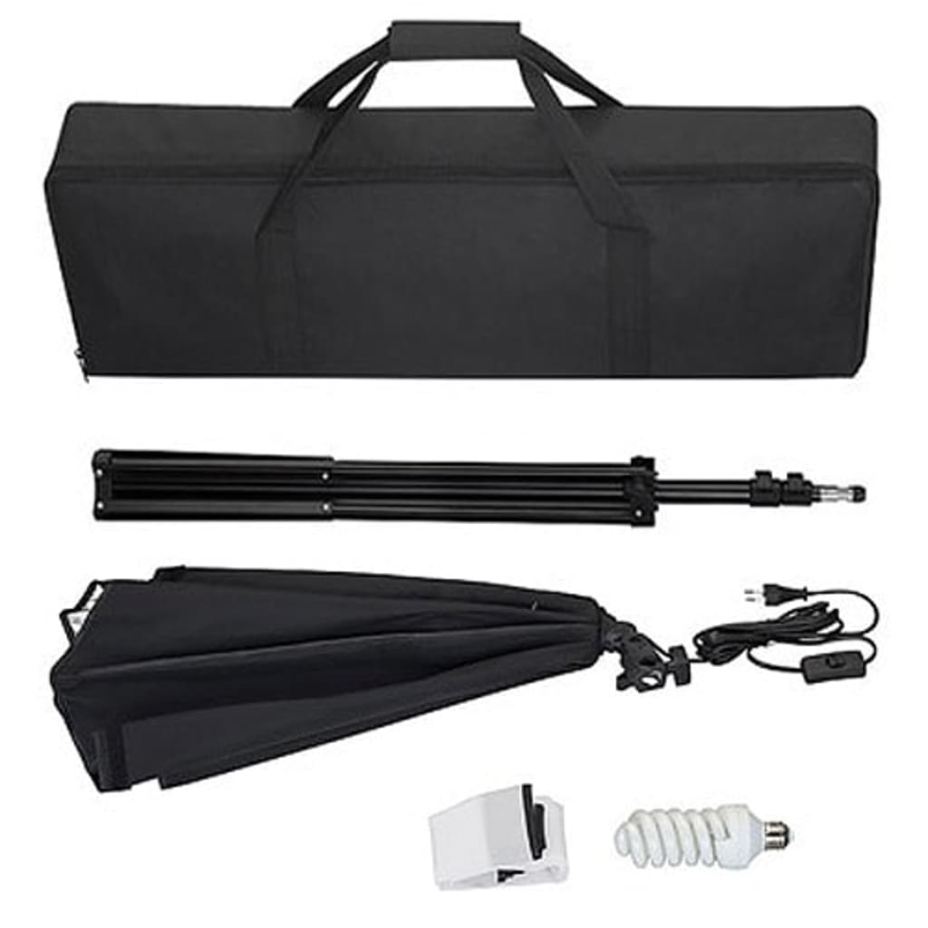 Kit Studio Foto Cu Fundal Și Lumină Cu Softbox