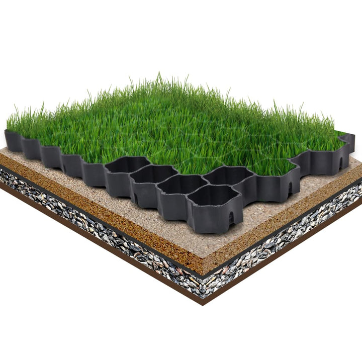 Grilaje De Gazon, 16 Buc., , 60 X 40 X 3 Cm, Plastic