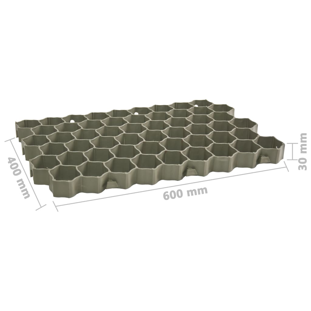 Grilaje De Gazon, 16 Buc., , 60 X 40 X 3 Cm, Plastic
