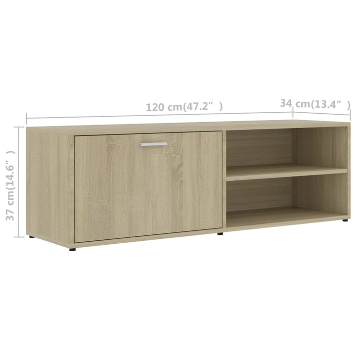 Dulap Tv, , 120 X 34 X 37 Cm, Lemn Prelucrat
