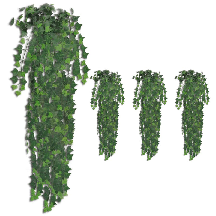 Tufișuri De Iederă Artificială, 4 Buc., Multicolor, 90 Cm