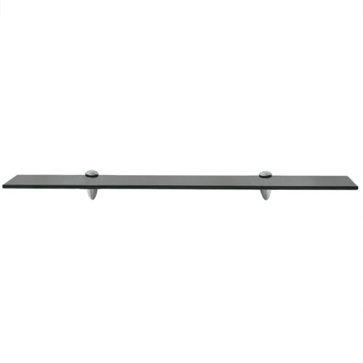Rafturi Suspendate, 2 Buc., , Sticlă, 8 Mm Negru