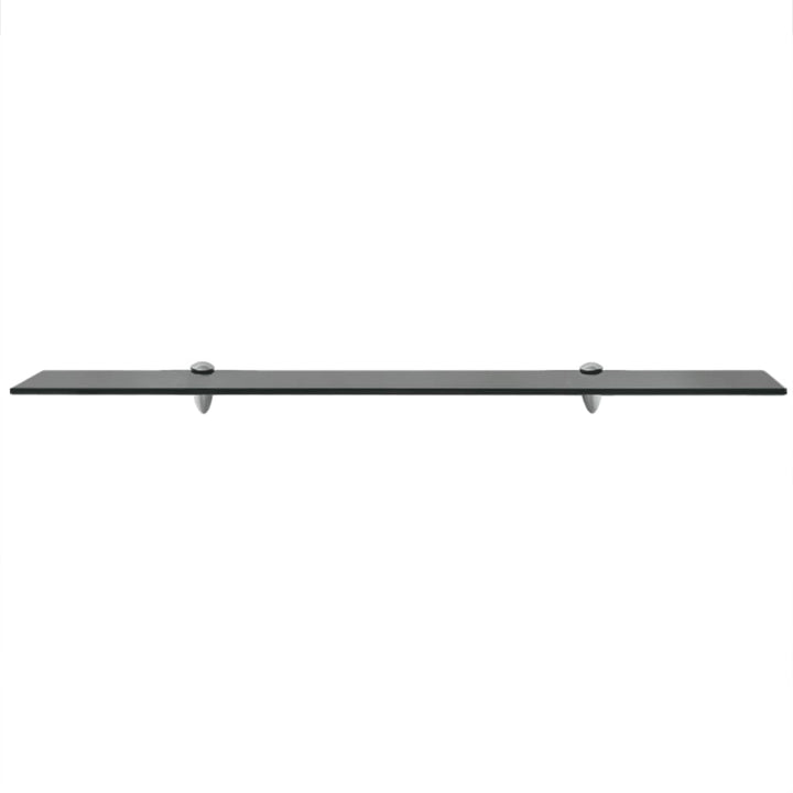 Rafturi Suspendate, 2 Buc., , Sticlă, 8 Mm Negru