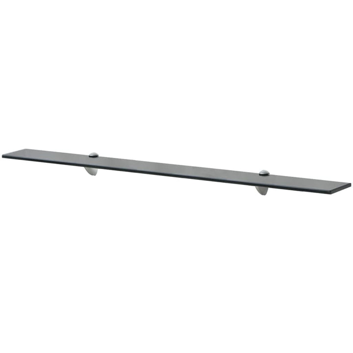 Rafturi Suspendate, 2 Buc., , Sticlă, 8 Mm Negru