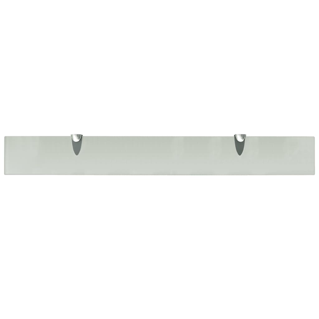 Rafturi Suspendate, 2 Buc., , Sticlă, 8 Mm Alb