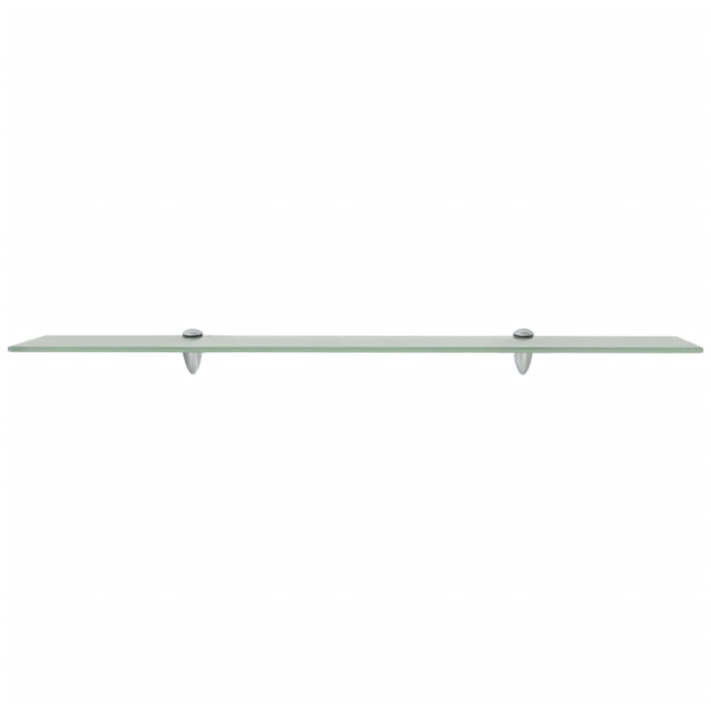 Rafturi Suspendate, 2 Buc., , Sticlă, 8 Mm Alb