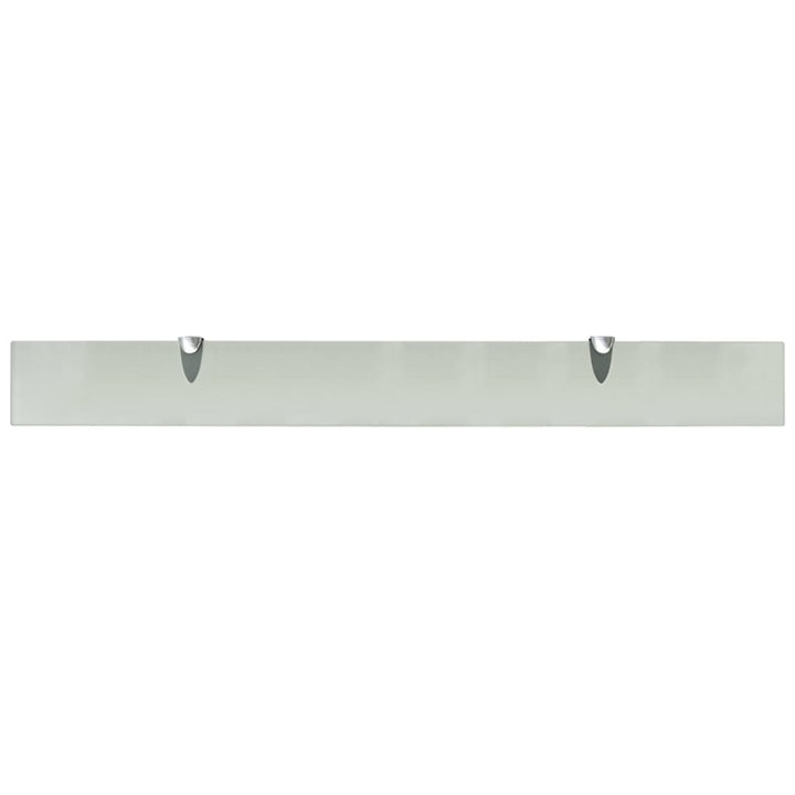 Rafturi Suspendate, 2 Buc., , Sticlă, 8 Mm Alb