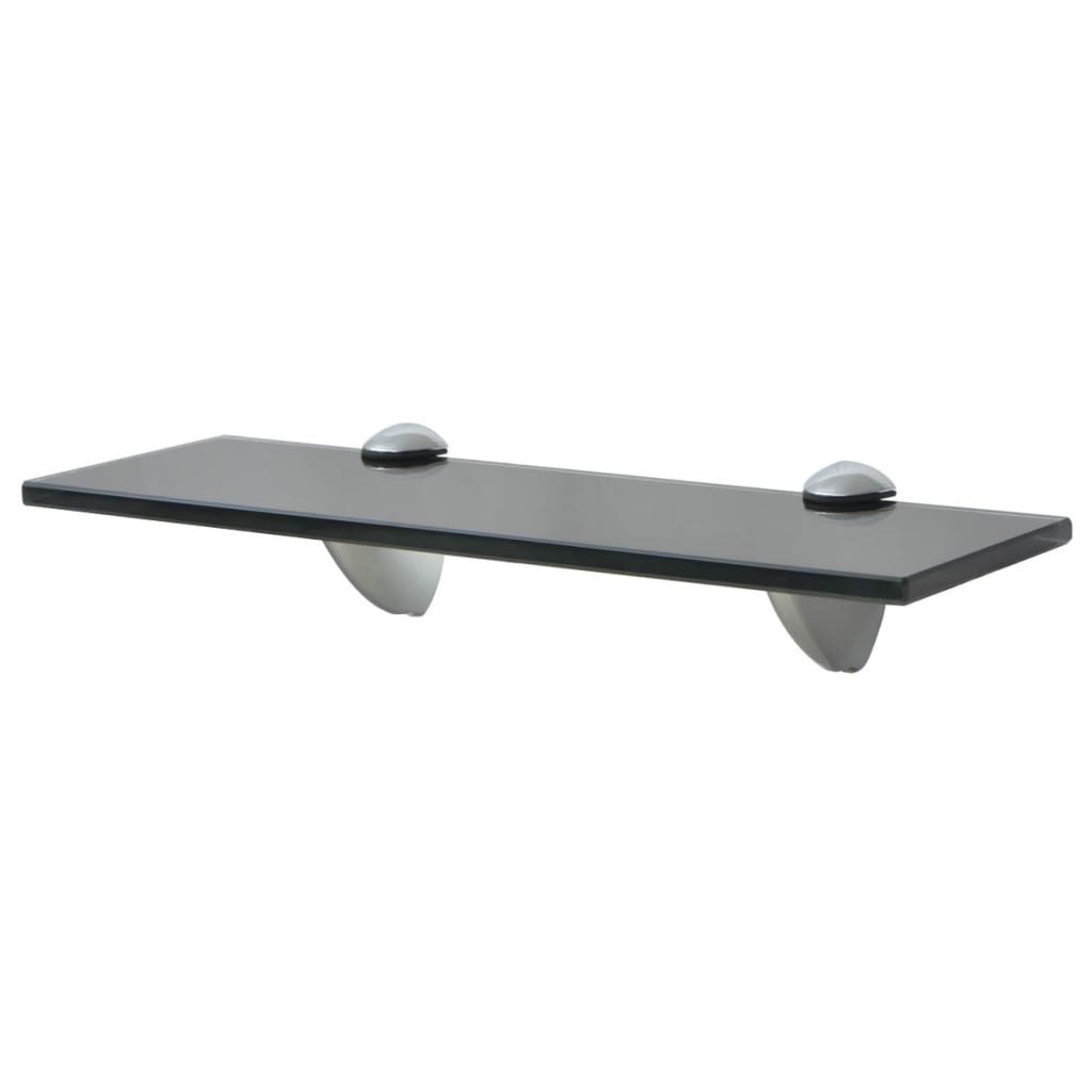 Rafturi Suspendate, 2 Buc., , Sticlă, 8 Mm Negru