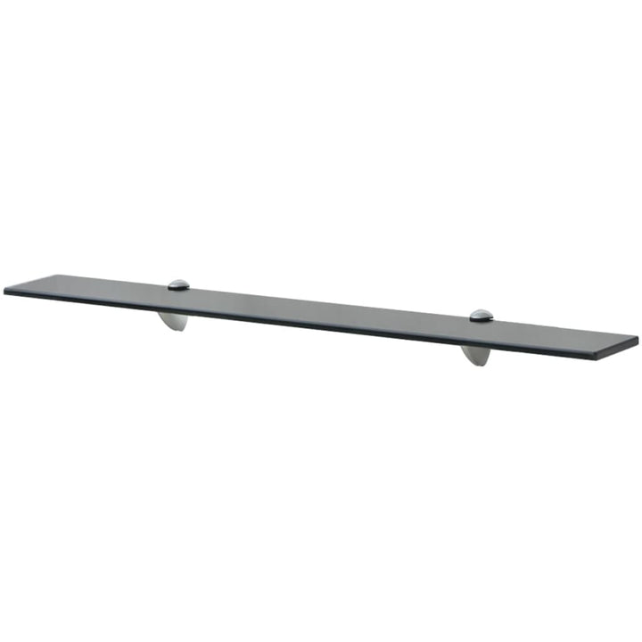 Rafturi Suspendate, 2 Buc., , Sticlă, 8 Mm Negru