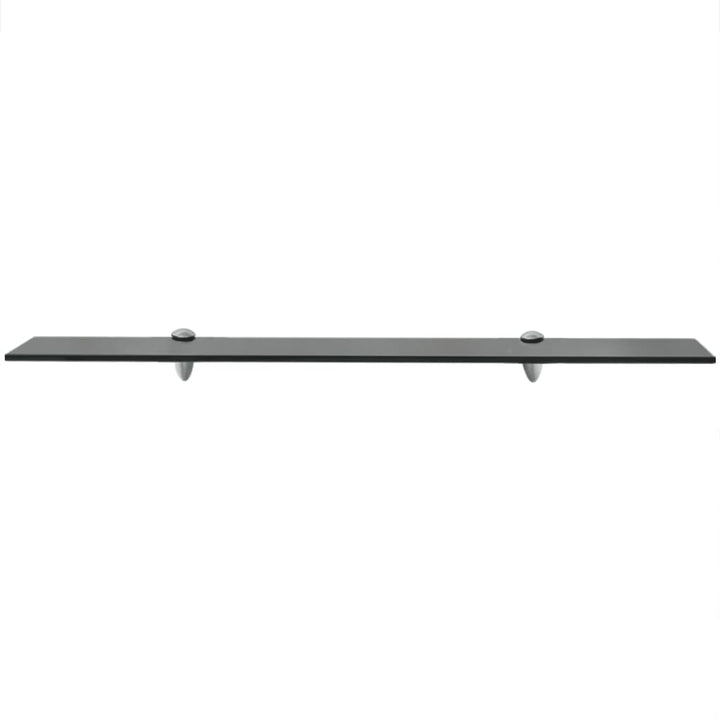 Rafturi Suspendate, 2 Buc., , Sticlă, 8 Mm Negru