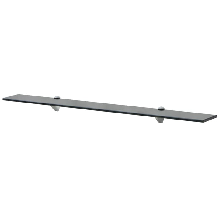 Rafturi Suspendate, 2 Buc., , Sticlă, 8 Mm Negru