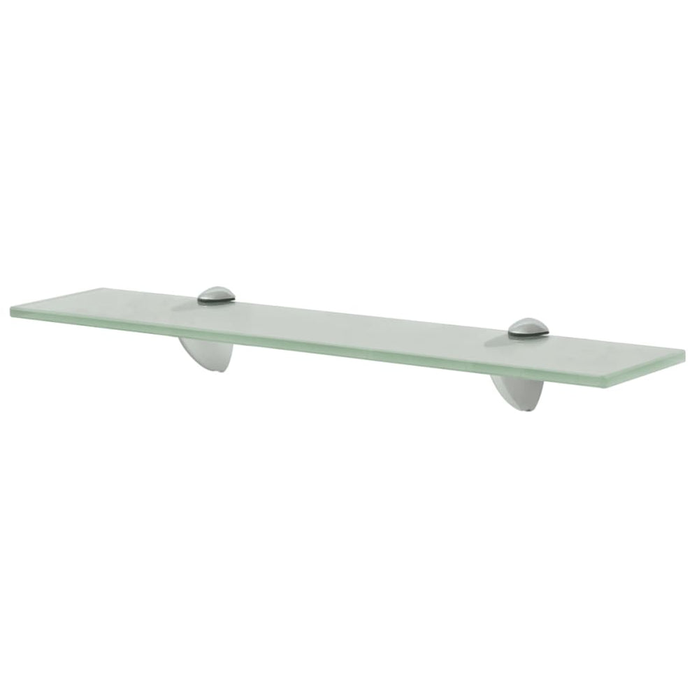Rafturi Suspendate, 2 Buc., , Sticlă, 8 Mm Alb